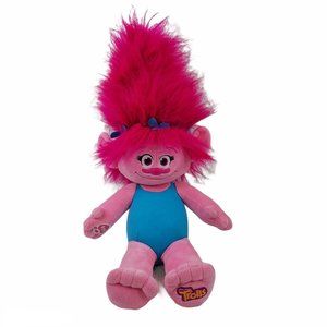 Build a Bear Poppy Trolls Plush Large 23" Dreamworks Stuffed Doll Toy BABW